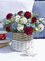 Bouquet in red, white and blue