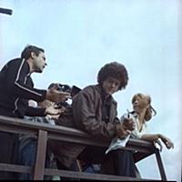 Съемки фильма «Зонтик для новобрачных», (1986). На