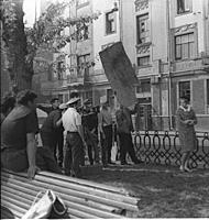Съемки фильма «Фокусник», производство 'Мосфильм',