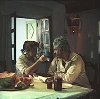 Кадр из фильма «Белое солнце пустыни», (1970). На 