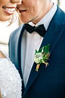 Bride and groom, cropped close up