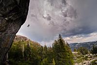 Rock climbing, Truckee, California, United States