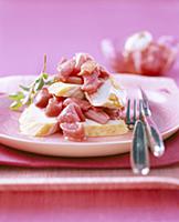 Салат из ревеня и курицы. Подборка фотографий блюд