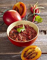 Aji (tamarillo sauce with chilli, Latin America)