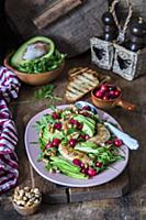 Cranberry avocado salad