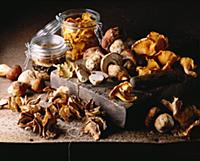 Selection of mushrooms