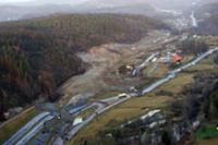 Часть автомагистрали Е6 Норвегия-Дания разрушилась