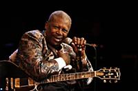 STOCKHOLM 20040522 
The blues legend BB King duri