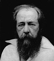 Aleksandr Isayevich Solzhenitsyn. Portrait. 1980s.