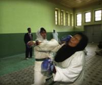 Афганские женщины увлеклись карате.