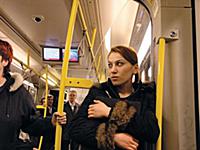 Фоторепортаж о пассажирах немецкого метро, Берлин,