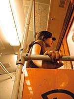 Фоторепортаж о пассажирах немецкого метро, Берлин,