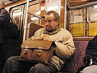 Фоторепортаж о пассажирах немецкого метро, Берлин,