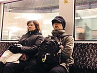 Фоторепортаж о пассажирах немецкого метро, Берлин,