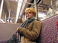 Фоторепортаж о пассажирах немецкого метро, Берлин,