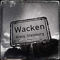 Городской знак города Вакен. Wacken Open Air или п