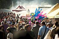 Romania / Negreni / 2014 / Balloons and crowds in 