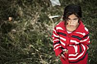 Romania / Negreni / 2014 / Gipsy girl.

© зron Sџv
