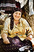 Romania / Negreni / 2014 / Gipsy woman in her trad
