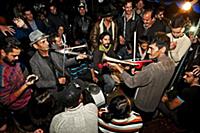 Romania / Negreni / 2014 / Musician battle in the 