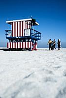USA / Florida / Miami / 2009 / Beach Guard tower a