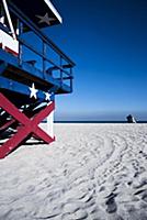USA / Florida / Miami / 2009 / Beach Guard tower a