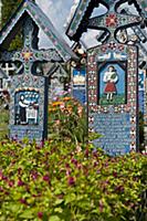 ROMANIA / Maramures / Sapanta / The merry cemetery