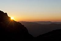 ROMANIA / Wallachia / Bucegi Natural Park / Sunris