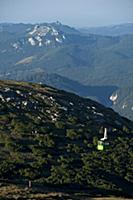 ROMANIA / Wallachia / Bucegi Natural Park / Cable 