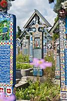 ROMANIA / Maramures / Sapanta / The merry cemetery