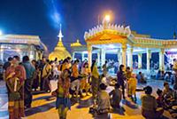 MYANMAR / Mon State / 2015 / On the terrace in fro