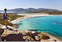 ITALY / Sardinia / ( Sueden ) / Villasimius / view