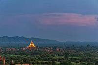 MYANMAR / Mandalay Division / Bagan / Evening mood