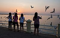 MYANMAR / Mon State / Mawlamyaing / At sunset, loc