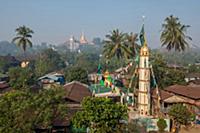 MYANMAR / Mon State / Mawlamyaing / Cityscape with