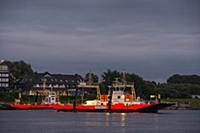 GERMANY / Lower Saxony / Farge / 2015 / Car ferry 