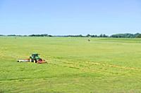 GERMANY / Lower Saxony / Wremen / Mowing work on t