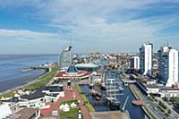 GERMANY / Bremerhaven / 2015 / View over the 'Have