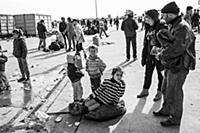 HUNGARY / Hegyeshalom /  27.09.2015 / Refugees and