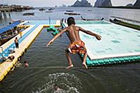 Thailand / Ko Panyee / 2015 / Floating Football Fi