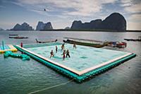 Thailand / Ko Panyee / 2015 / Floating Football Fi
