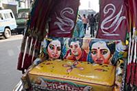 BANGLADESH / Dhaka / 24.10.2009 / Decorated cycle 