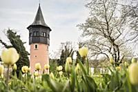 Sweden Tower at flower island Mainau, Konstanz, La