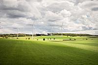 Wind wheel close to Bartholomae, Ostalb District, 