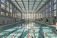 Stadtbad Berlin-Mitte, city baths built in Bauhaus