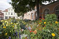 Theaterplatz with Bauhaus-Museum, Weimar, Thuringi