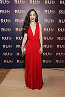 Виктория Дайнеко на вручении премии «RU.TV-2013» в