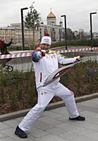 Эстафета Олимпийского огня, Москва, Россия, 7 октя