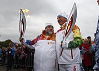 Эстафета Олимпийского огня, Москва, Россия, 7 октя
