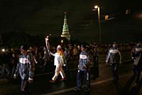 Эстафета Олимпийского огня, Москва, Россия, 8 октя